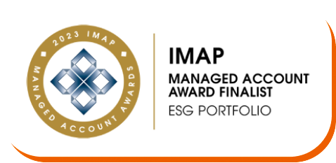 IMAP - 2022 Finalist for IMAP’s ESG managed account award