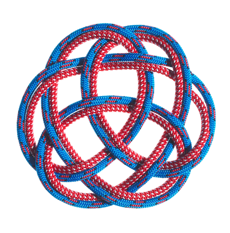 Red Blue Rope Shapre Loop
