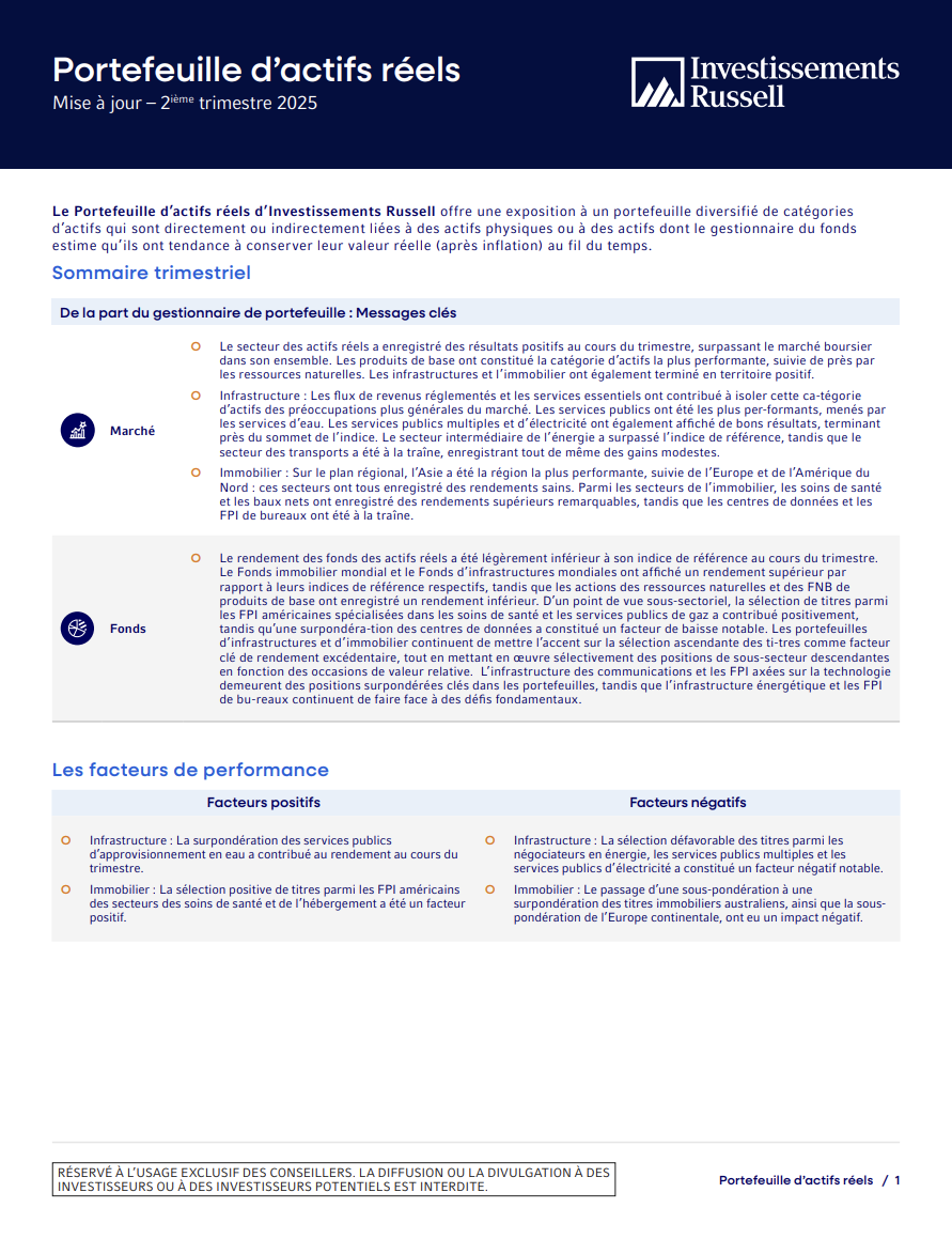 Global Equity Pool Quarterly Update Brochure Thumbnail