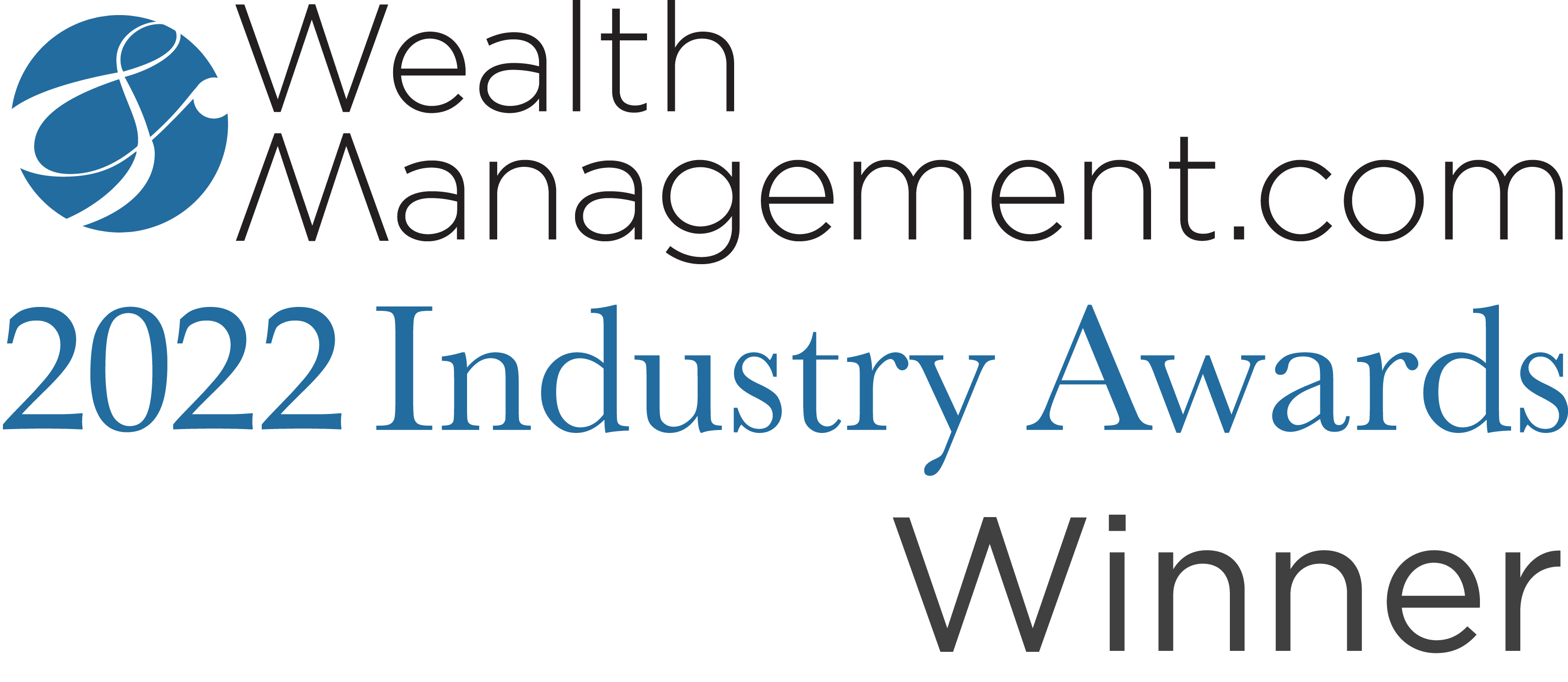 WealthManagement.com 2022 Industry Awards Winner