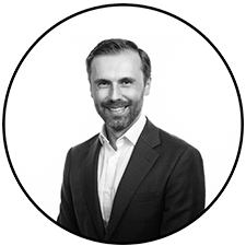 Business professional in formal suit portrait