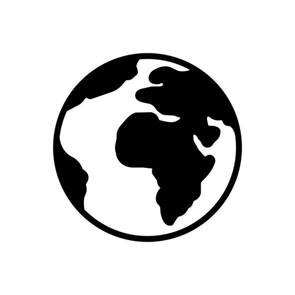 Icon for worlds, globe, landmark, earth, nature, cosmos, universe, sphere, heavenly body