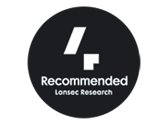 Recommended Lonsec Research circular badge icon