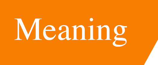 meaning