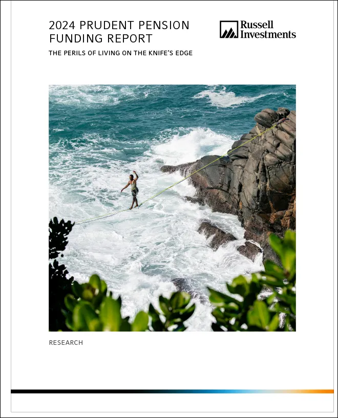 Front cover of the 2024 Prudent Pension Funding Report