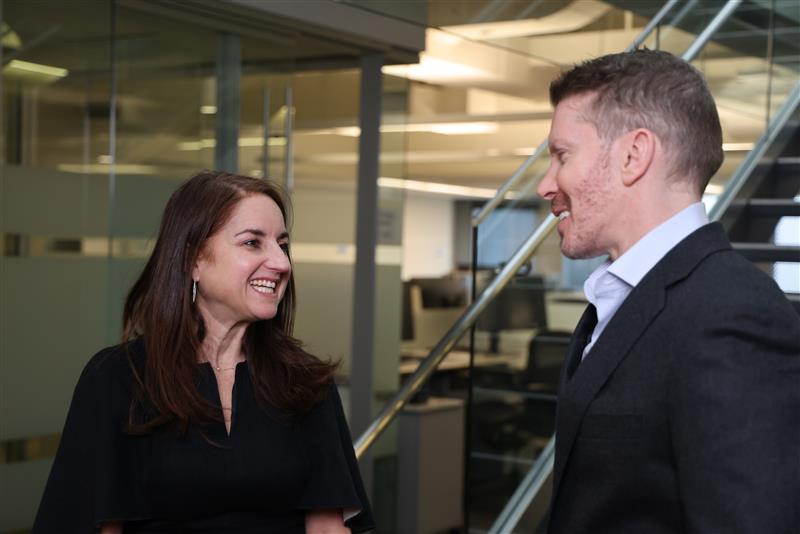 zach and kate talking