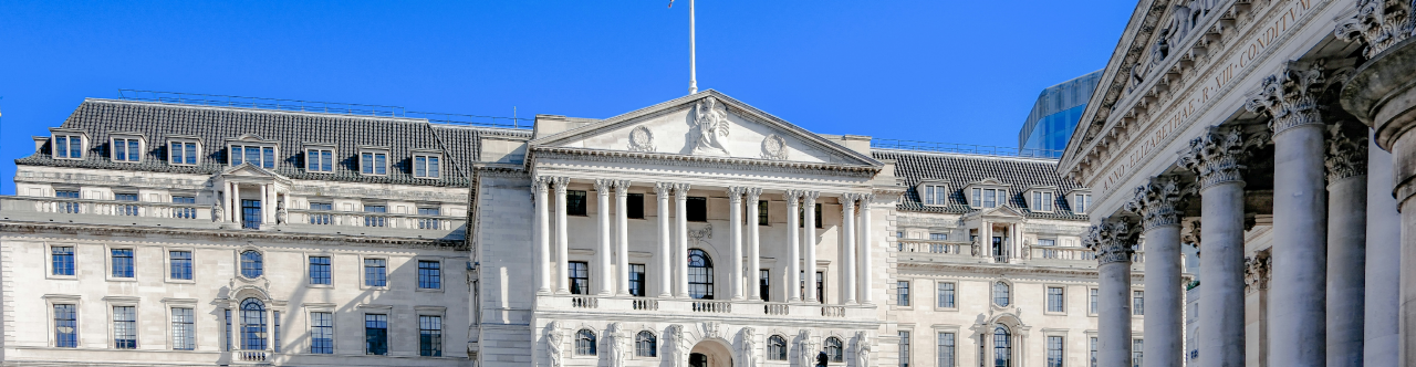 Historic Bank of England building exterior